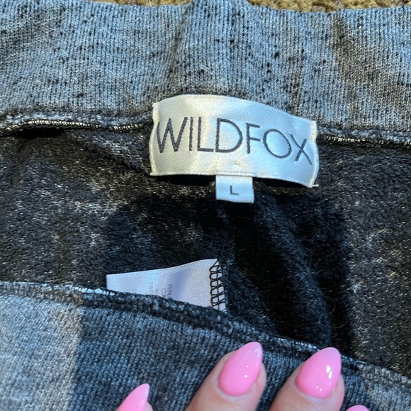 Wild fox straight leg sweatpants - size L - Picture 3 of 3